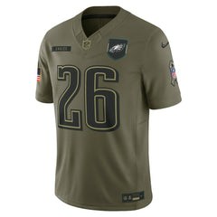 Saquon Barkley 2025 Salute to Service Limited Jersey - Philadelphia Eagles