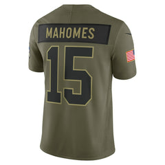 Patrick Mahomes 2025 Salute to Service Limited Jersey - Kansas City Chiefs