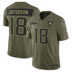 Justin Jefferson 2025 Salute to Service Limited Jersey - Minnesota Vikings