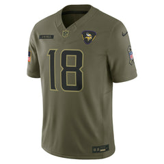 Justin Jefferson 2025 Salute to Service Limited Jersey - Minnesota Vikings