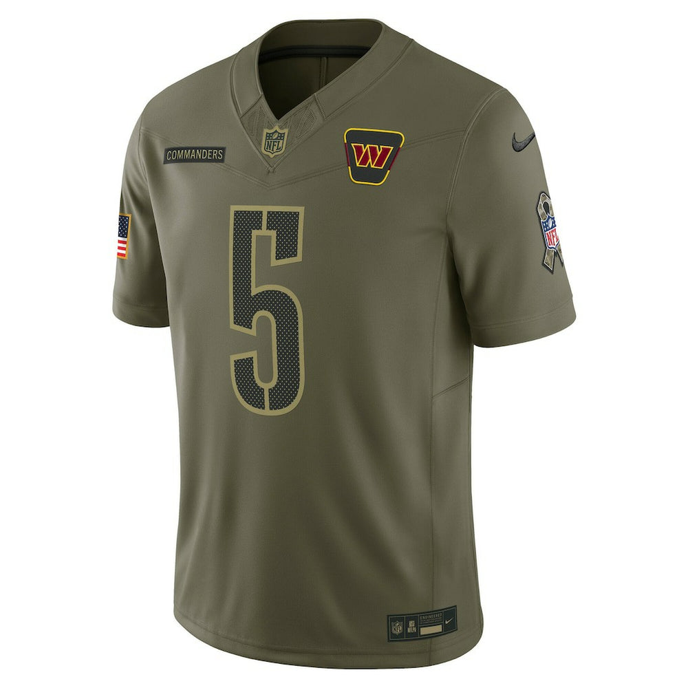 Jayden Daniels 2025 Salute to Service Limited Jersey - Washington Commanders