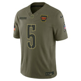 Jayden Daniels 2025 Salute to Service Limited Jersey - Washington Commanders