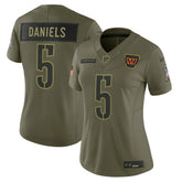 Jayden Daniels Women's 2025 Salute to Service Limited Jersey - Washington Commanders