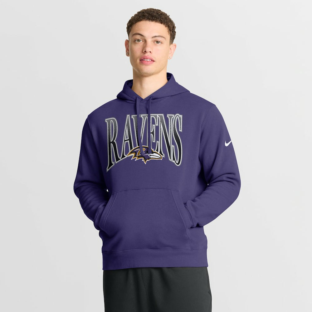 Full Blitz Club Fleece Pullover Hoodie - Baltimore Ravens
