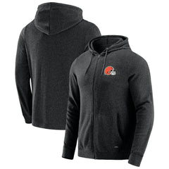 J. Palmer Players Lounge Tri-Blend Full-Zip Hoodie - Cleveland Browns