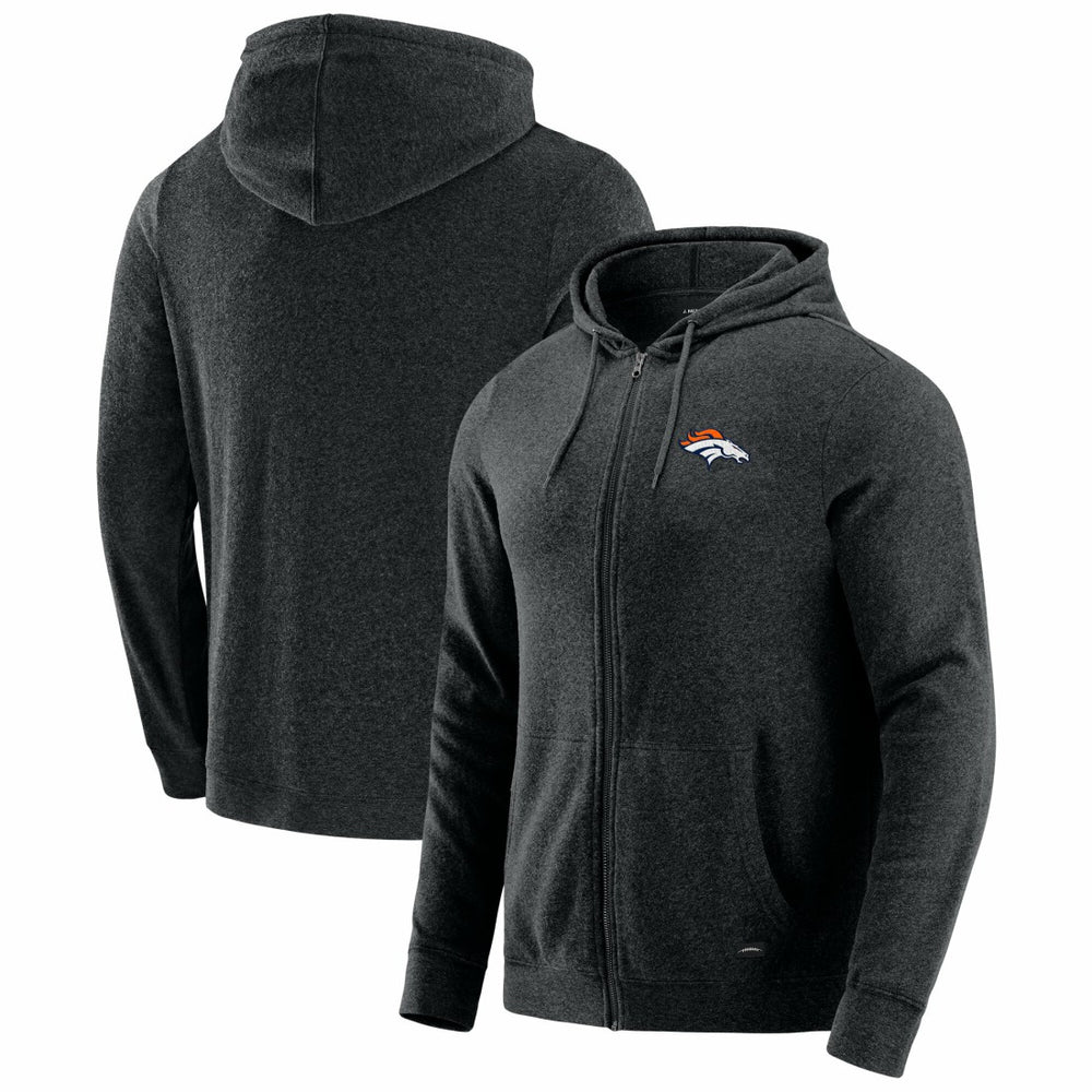 J. Palmer Players Lounge Tri-Blend Full-Zip Hoodie - Denver Broncos
