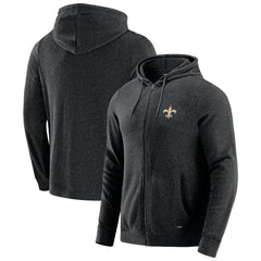 J. Palmer Players Lounge Tri-Blend Full-Zip Hoodie - New Orleans Saints