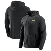 J. Palmer Players Lounge Tri-Blend Full-Zip Hoodie - Los Angeles Chargers