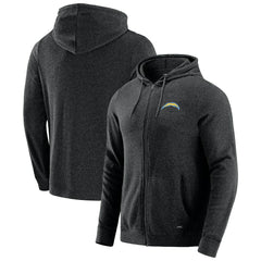 J. Palmer Players Lounge Tri-Blend Full-Zip Hoodie - Los Angeles Chargers