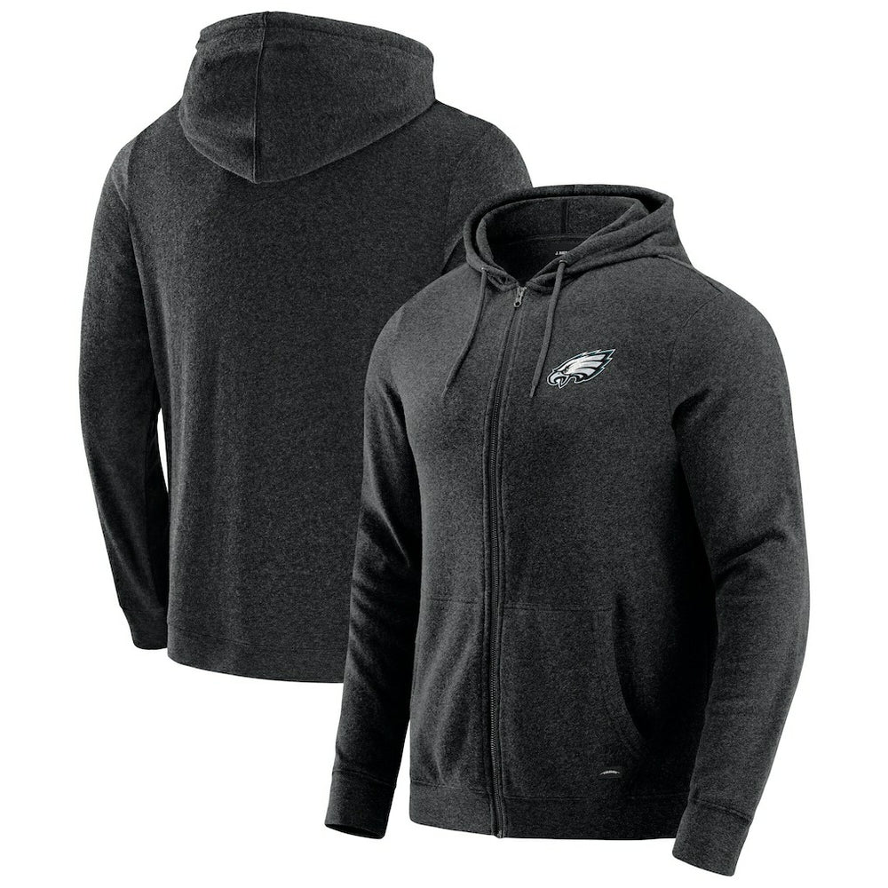J. Palmer Players Lounge Tri-Blend Full-Zip Hoodie - Philadelphia Eagles