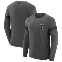 J. Palmer Players Lounge Raglan Tri-Blend Sweatshirt - Las Vegas Raiders