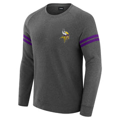 J. Palmer Players Lounge Raglan Tri-Blend Sweatshirt - Minnesota Vikings