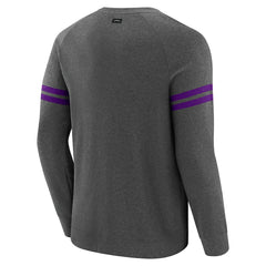 J. Palmer Players Lounge Raglan Tri-Blend Sweatshirt - Minnesota Vikings