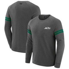 J. Palmer Players Lounge Raglan Tri-Blend Sweatshirt - New York Jets