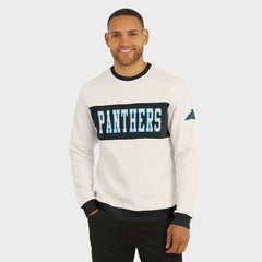 Darius Rucker Collection Colorblock Pullover Sweatshirt - Carolina Panthers