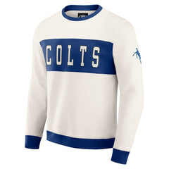 Darius Rucker Collection Colorblock Pullover Sweatshirt - Indianapolis Colts