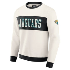 Darius Rucker Collection Colorblock Pullover Sweatshirt - Jacksonville Jaguars