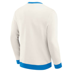 Darius Rucker Collection Colorblock Pullover Sweatshirt - Los Angeles Chargers