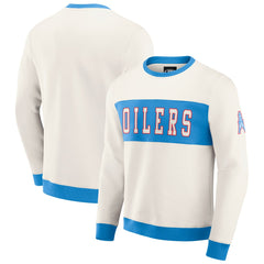 Darius Rucker Collection Colorblock Pullover Sweatshirt - Tennessee Titans