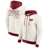 Darius Rucker Collection Distressed Graphics Full-Zip Hoodie - Washington Commanders