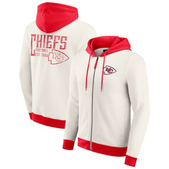 Darius Rucker Collection Distressed Graphics Full-Zip Hoodie - Kansas City Chiefs