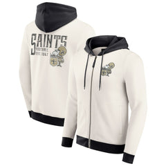 Darius Rucker Collection Distressed Graphics Full-Zip Hoodie - New Orleans Saints