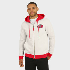 Darius Rucker Collection Distressed Graphics Full-Zip Hoodie - San Francisco 49ers