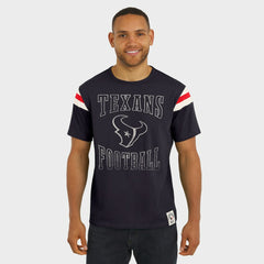 Darius Rucker Collection Football Stripe Sleeve T-Shirt - Houston Texans