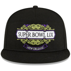 Super Bowl LIX Tarmac Split Panel 9FIFTY Snapback Hat - Philadelphia Eagles