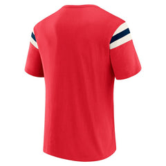 MLB St. Louis Cardinals Darius Rucker Collection by Fanatics Distressed Sleeve Stripe T-Shirt
