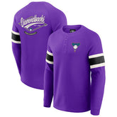 MLB Arizona Diamondbacks Darius Rucker Collection by Fanatics Waffle-Knit Raglan Long Sleeve Henley T-Shirt