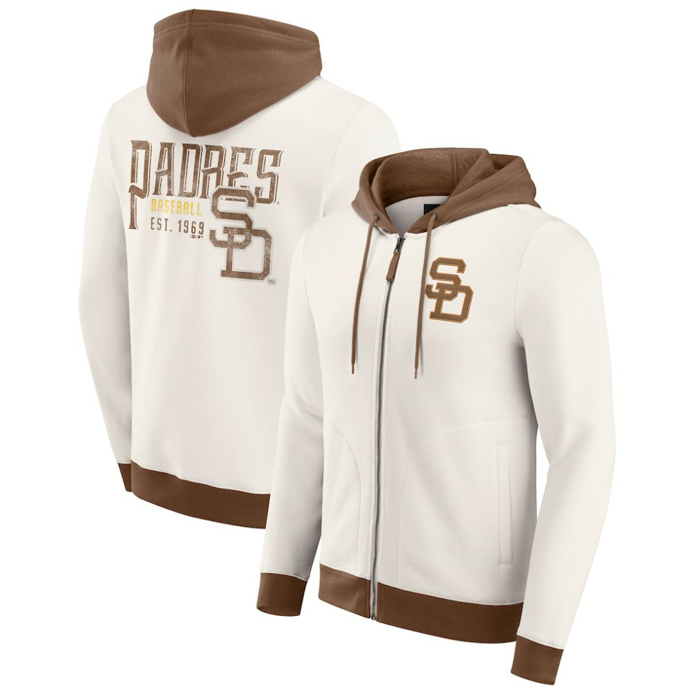 MLB San Diego Padres Darius Rucker Collection by Fanatics Men's Polar Fleece Full-Zip Hoodie