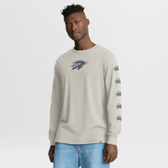 NBA Oklahoma City Thunder Crossover Collection Ball Screen Action Premium Long Sleeve T-Shirt