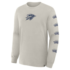 NBA Oklahoma City Thunder Crossover Collection Ball Screen Action Premium Long Sleeve T-Shirt