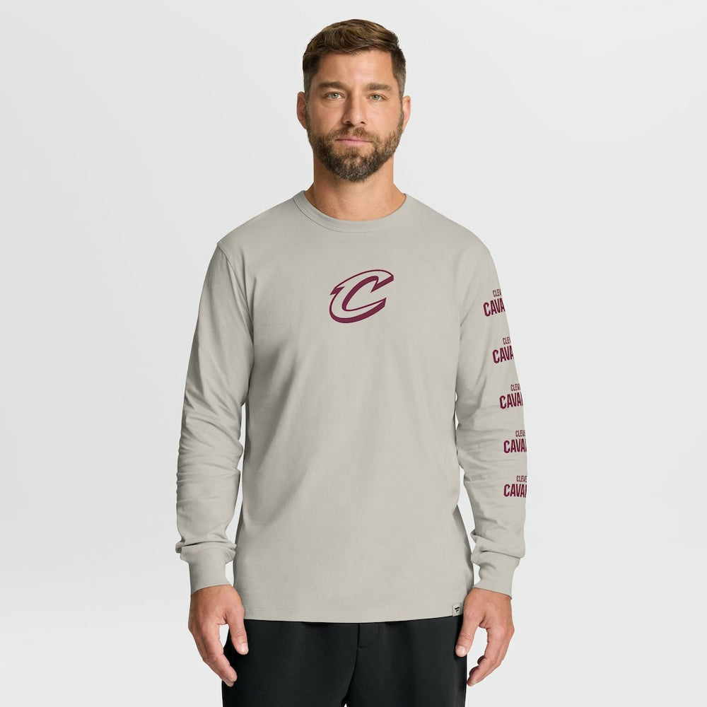 NBA Cleveland Cavaliers Crossover Collection Ball Screen Action Premium Long Sleeve T-Shirt sale