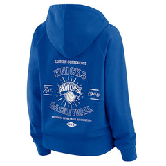 NBA New York Knicks WEAR by Erin Andrews Women's Vintage Full-Zip Raglan Hoodie