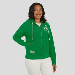 NBA Boston Celtics WEAR by Erin Andrews Women's Vintage Full-Zip Raglan Hoodie