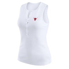 NBA Chicago Bulls WEAR by Erin Andrews Women's Rib-Knit Henley Tank Top sale