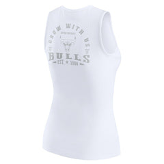 NBA Chicago Bulls WEAR by Erin Andrews Women's Rib-Knit Henley Tank Top sale