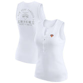 NBA New York Knicks WEAR by Erin Andrews Women's Rib-Knit Henley Tank Top