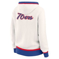NBA Philadelphia 76ers WEAR by Erin Andrews Women's Plus Size Hoodie Sweater