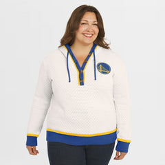 NBA Golden State Warriors WEAR by Erin Andrews Women's Plus Size Hoodie Sweater sale