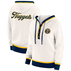 NBA Denver Nuggets WEAR by Erin Andrews Women's Plus Size Hoodie Sweater sale