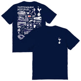 Tottenham Hotspur Vive La Fete Women's Impressions Artwork T-Shirt - Navy