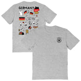 Germany National Team Vive La Fete Women's Impressions Artwork T-Shirt - Heather Gray