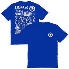 Chelsea Vive La Fete Women's Impressions Artwork T-Shirt - Blue