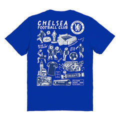 Chelsea Vive La Fete Women's Impressions Artwork T-Shirt - Blue