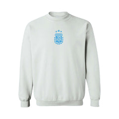 Argentina National Team Vive La Fete Women's Color Badge Pullover Sweatshirt - White