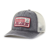 NHL Charcoal Colorado Avalanche '47 Canteen Pigment Dyed Patch Trucker Adjustable Hat