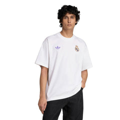 Real Madrid Lifestyler T-Shirt - Adidas White